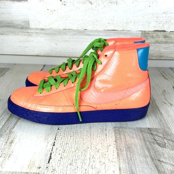 Nike Mens 9.5 Blazer Mid Supreme Cassette Playa High Top Athletic Sneakers Shoes main image 9